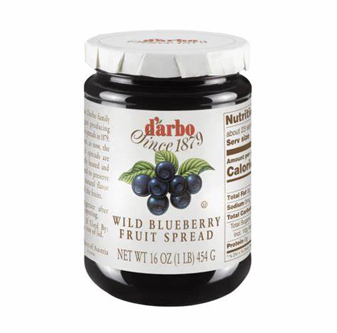 Darbo Wild Blueberry Fruit Spread